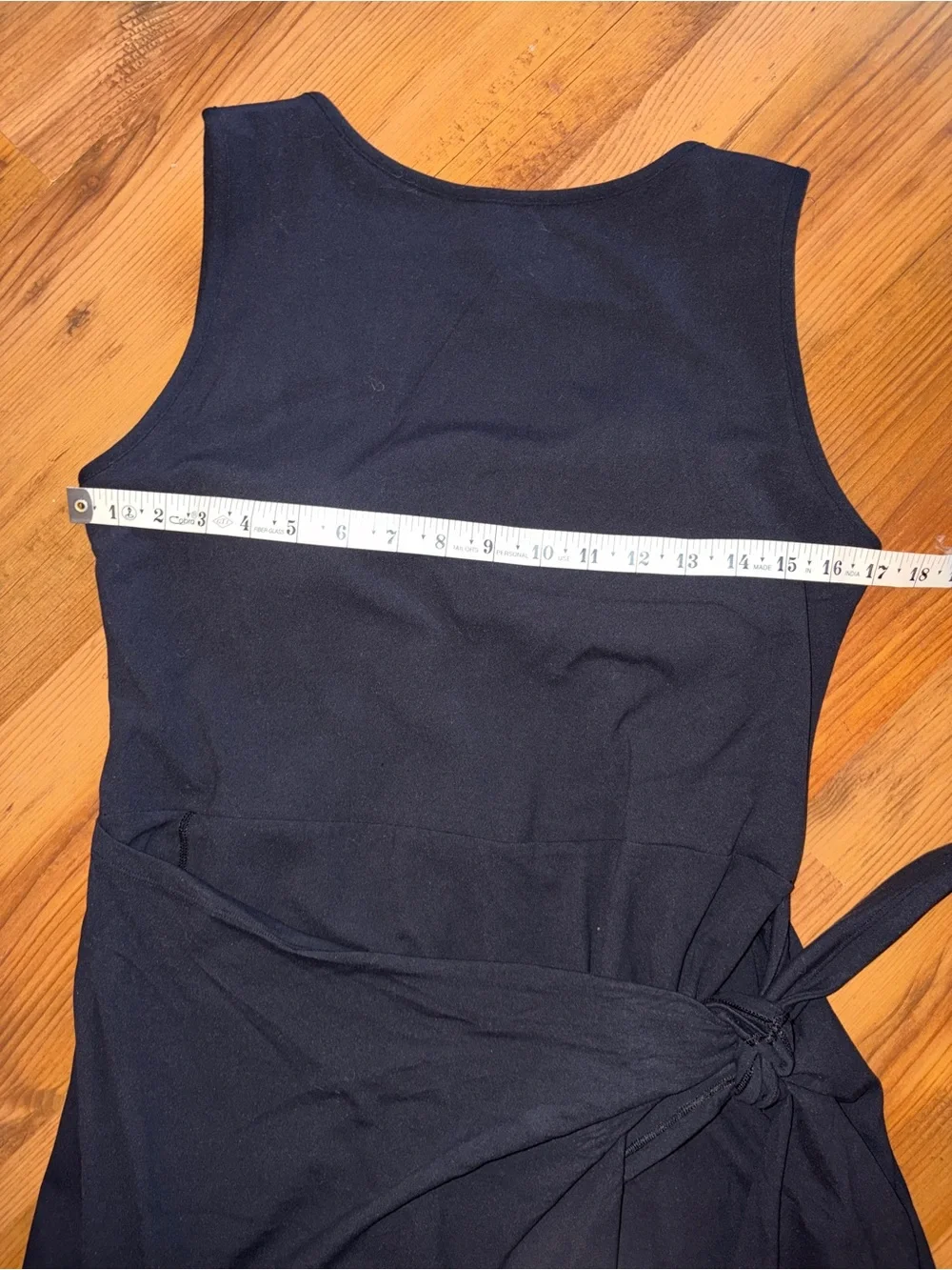 YPB Abercrombie Tie Game Romper Dress Black L NWT - Picture 13 of 15